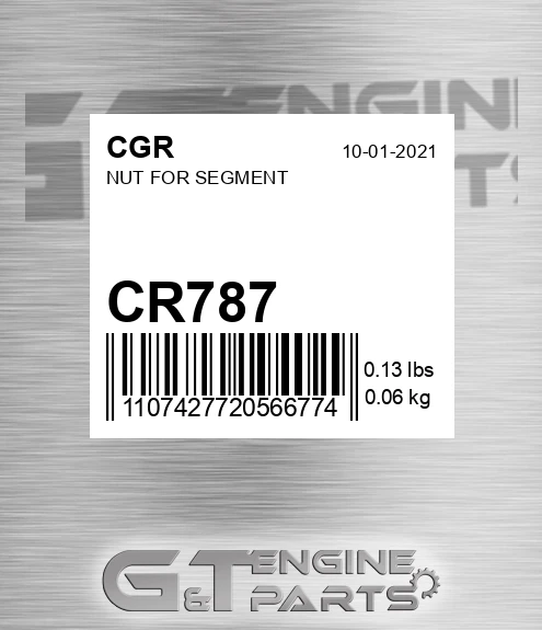 CR787 Nut For Segment
