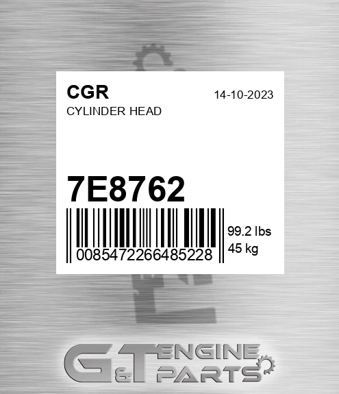 7E8762 Cylinder Head