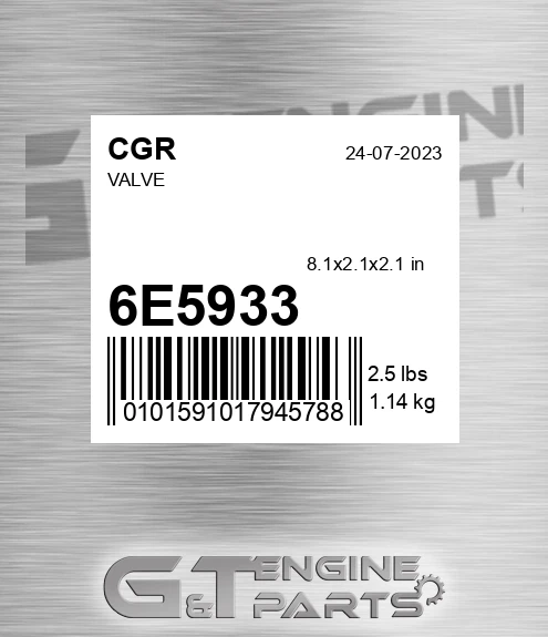 6E5933 Valve
