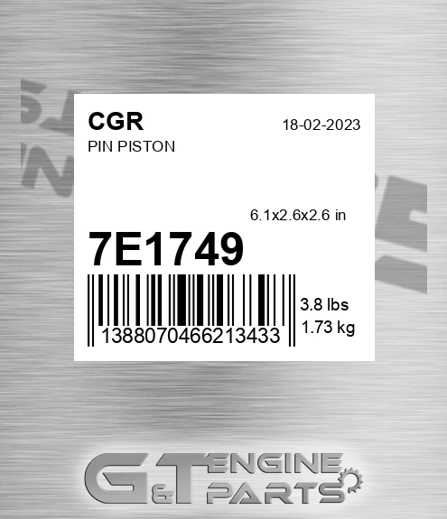 7E1749 CGR Pin Piston