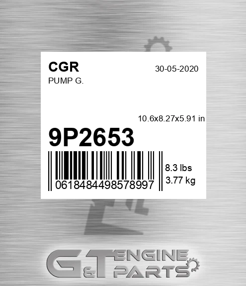 9P2653 Pump G.