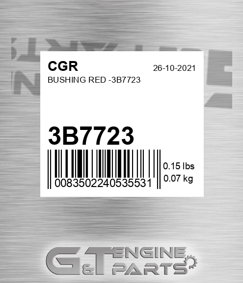 3B7723 Bushing Red -