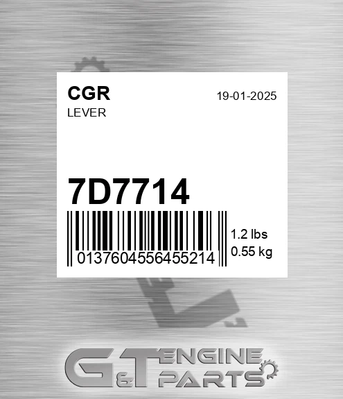 7D7714 Lever