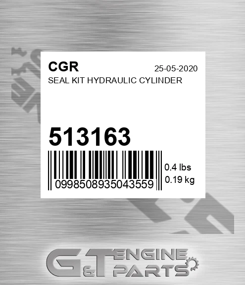 513163 Seal Kit Hydraulic Cylinder