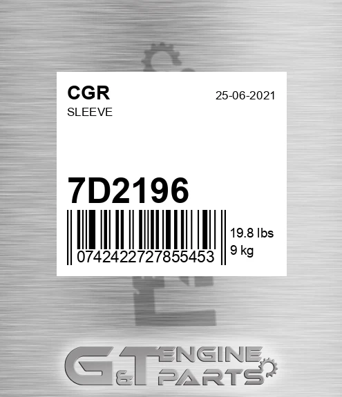 7D2196 Sleeve