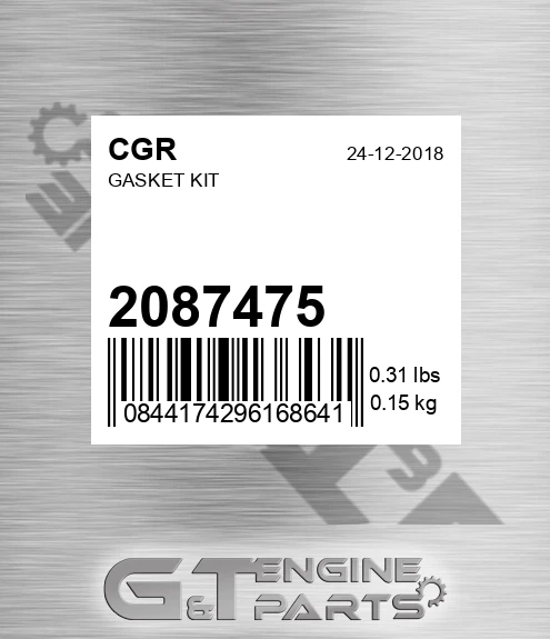 2087475 Gasket Kit