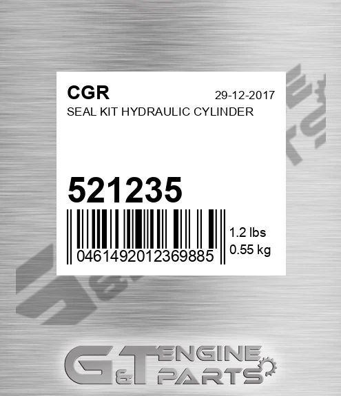 521235 Seal Kit Hydraulic Cylinder