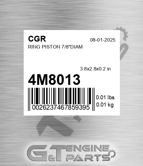 4M8013 Ring Piston 7/8"diam