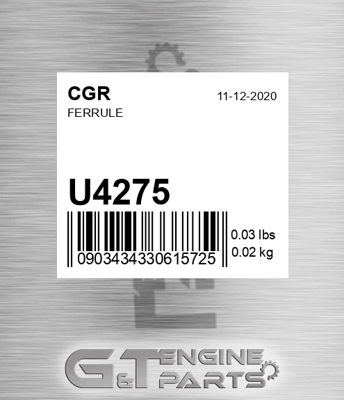 U4275 Ferrule