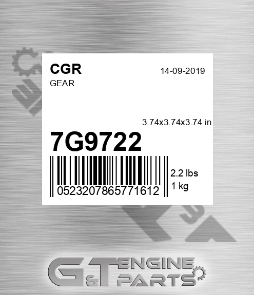 7G9722 CGR Gear
