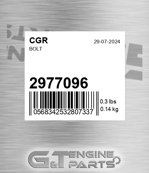 2977096 CGR Bolt