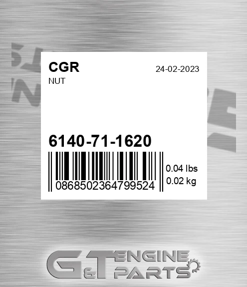 6140-71-1620 CGR Nut