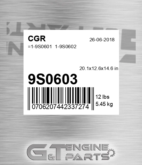 9S0603 CGR =1-9s0601 1-9s0602