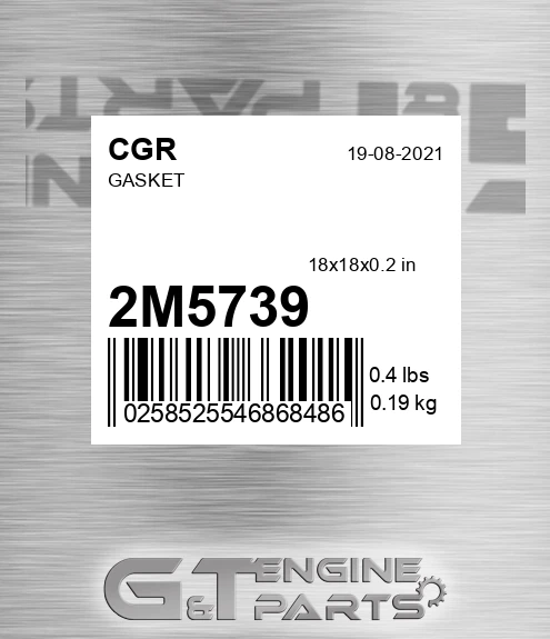 2M5739 CGR Gasket