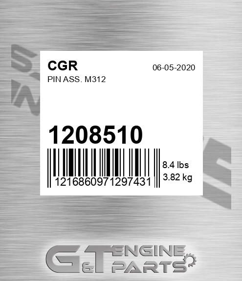 1208510 CGR Pin Ass. M312