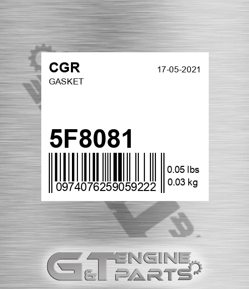 5F8081 Gasket