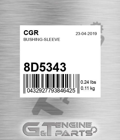 8D5343 Bushing-sleeve