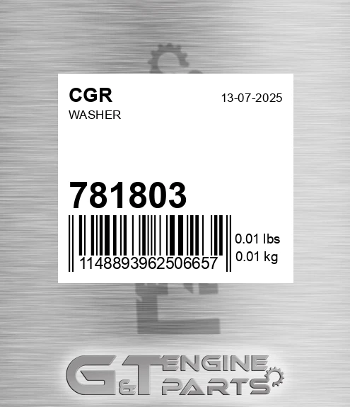 781803 Washer