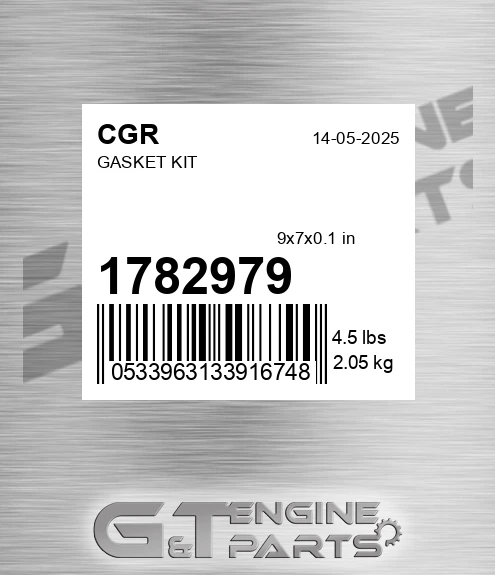 1782979 CGR Gasket Kit