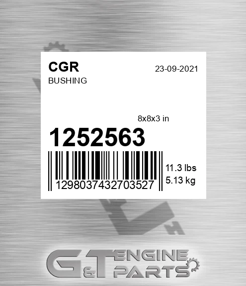 1252563 CGR Bushing