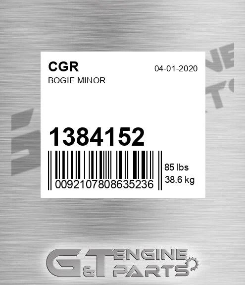 1384152 Bogie Minor