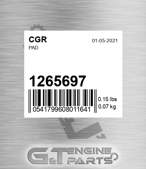 1265697 CGR Pad