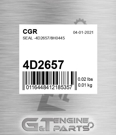 4D2657 Seal -/8h0445