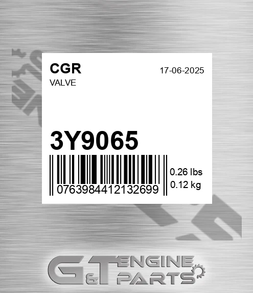 3Y9065 CGR Valve