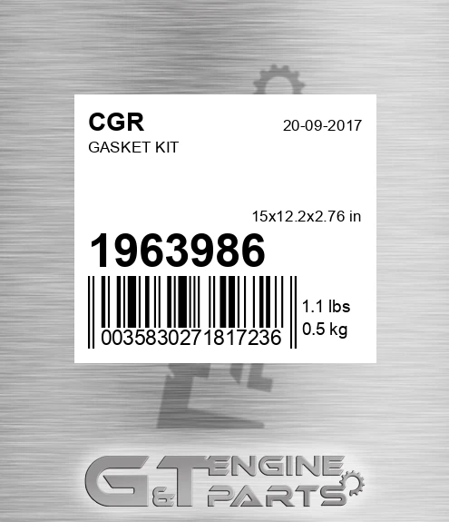 1963986 CGR Gasket Kit