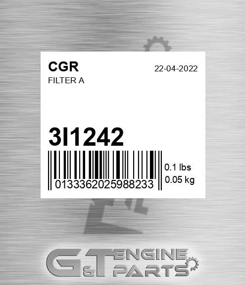3I1242 CGR Filter A