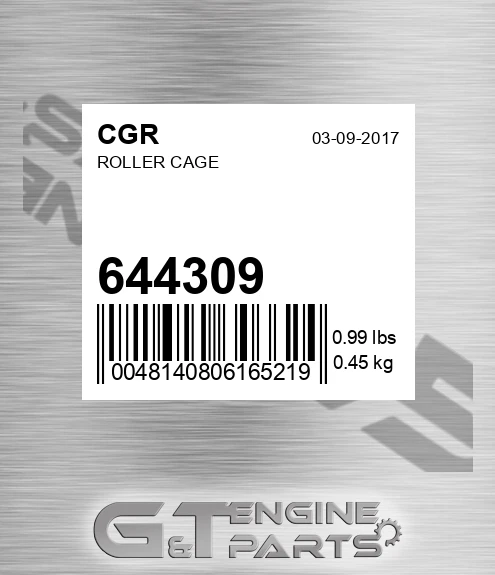 644309 Roller Cage