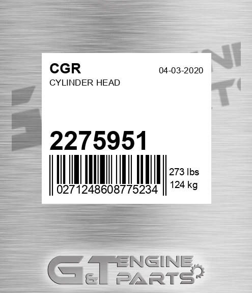 2275951 Cylinder Head