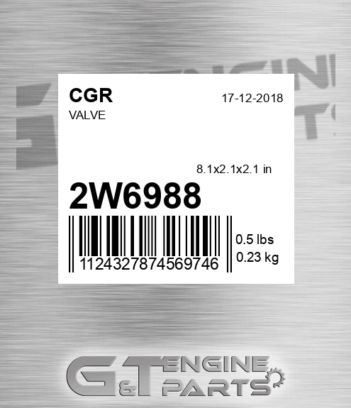 2W6988 CGR Valve