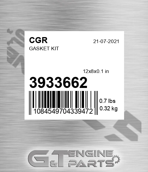3933662 Gasket Kit