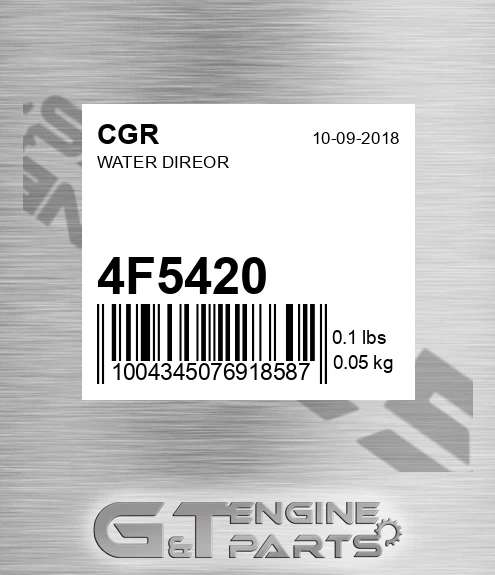 4F5420 Water Direor