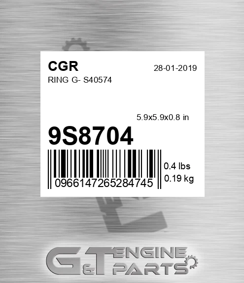 9S8704 Ring G- S40574