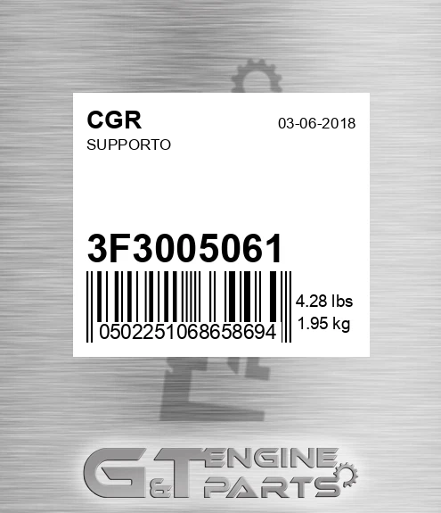 3F3005061 Supporto