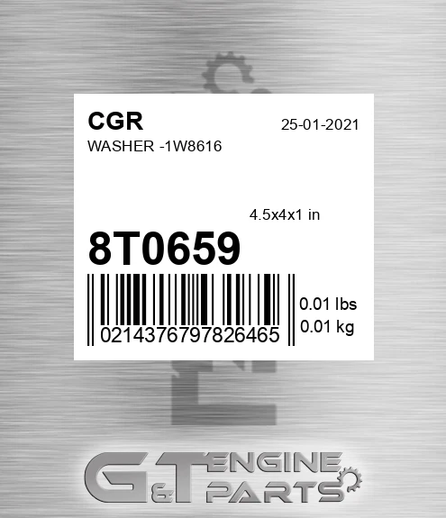 8T0659 Washer -1w8616