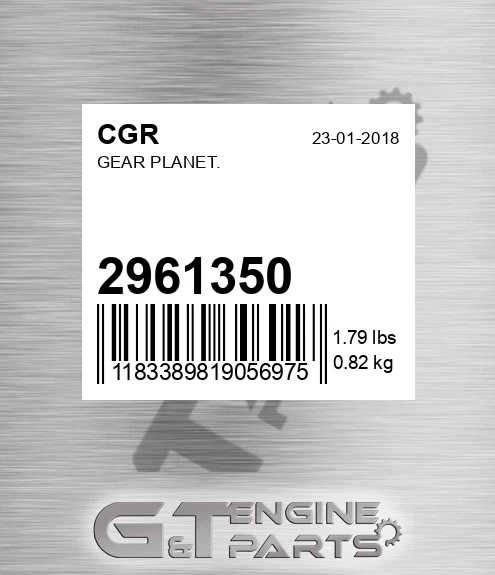 2961350 Gear Planet.