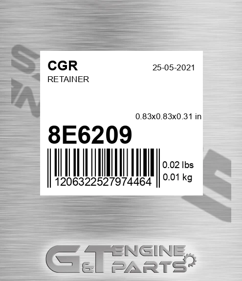 8E6209 Retainer