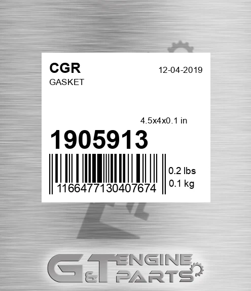 1905913 Gasket