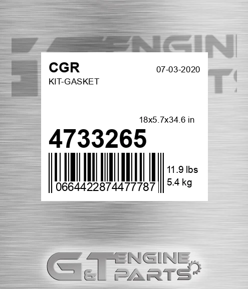 4733265 Kit-gasket
