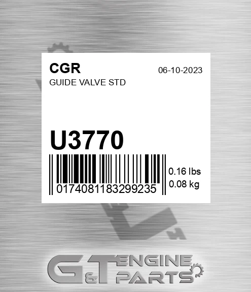 U3770 Guide Valve Std