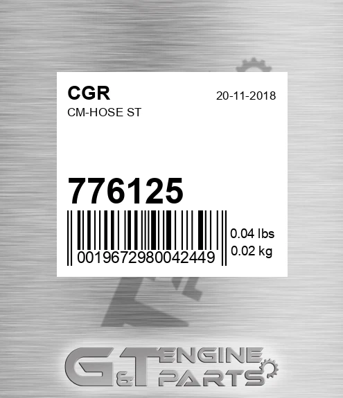 776125 CGR Cm-hose St