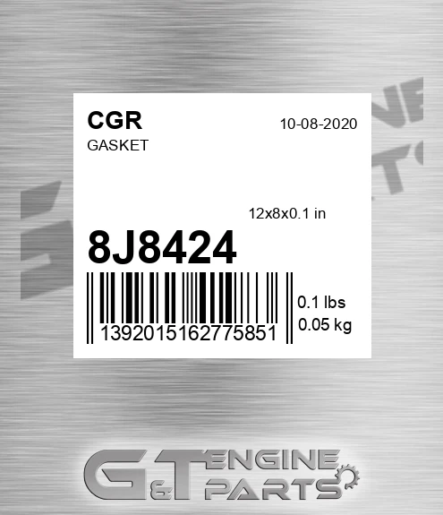 8J8424 CGR Gasket