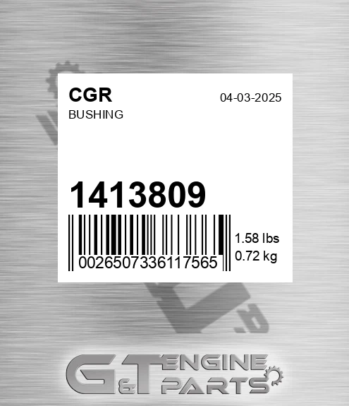 1413809 Bushing