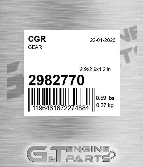 2982770 CGR Gear