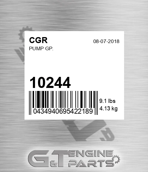 10244 Pump Gp.
