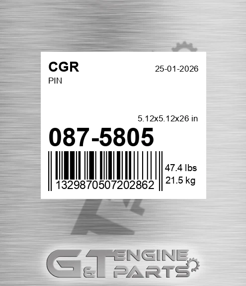 087-5805 Pin