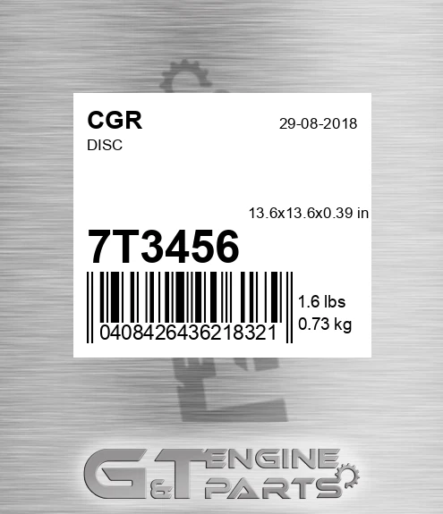 7T3456 Disc